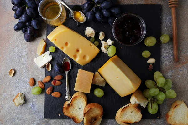 前菜の美味しいチーズ — ストック写真