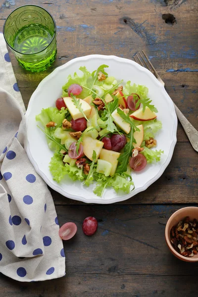 Diätsalat mit Sellerie und Apfel — Stockfoto