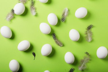 Paskalya soyut kompozisyon yeşil