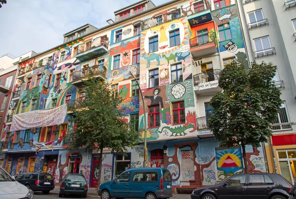 Frierichshain houses in est Berlin, Germany — Stock Photo, Image