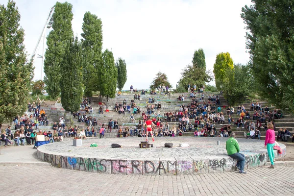 Mauerpark, berlin, Tyskland — Stockfoto