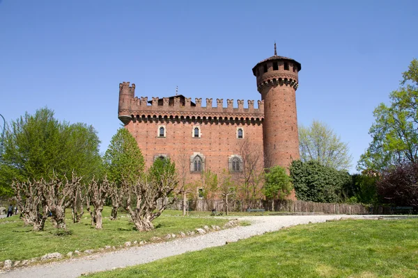 Castillo de la ciudad medieval, Turín, Italia —  Fotos de Stock