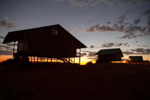 Afrikanischer Sonnenuntergang — Stockfoto