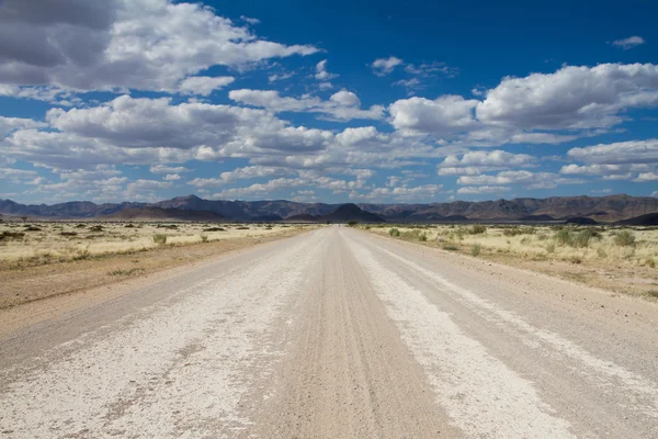 ナミビアの未舗装の道路 — ストック写真