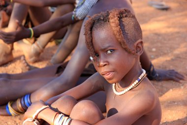Himba çocuğu, Namibya