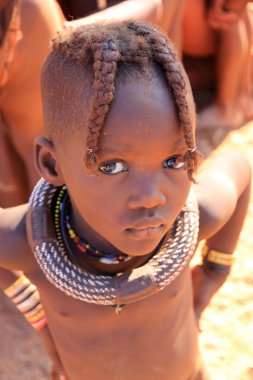 Himba çocuğu, Namibya