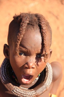 Himba çocuğu, Namibya