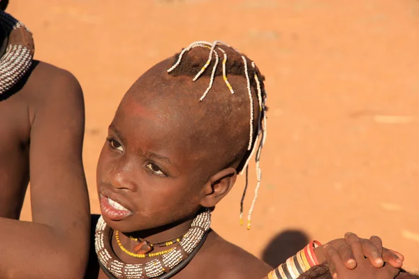 Himba criança, Namíbia — Fotografia de Stock