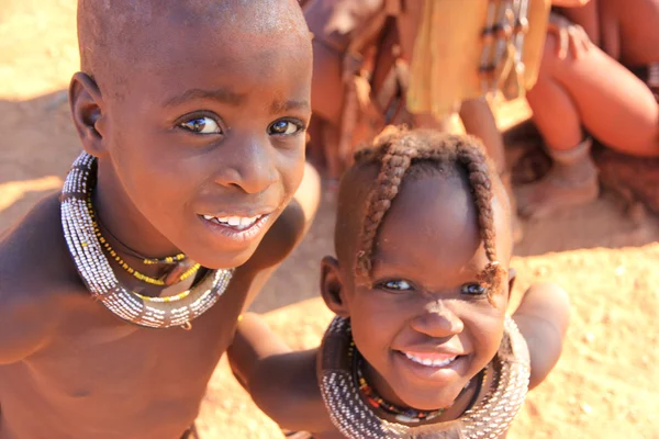 Himba bambini, Namibia — Foto Stock