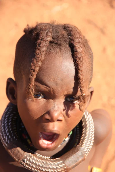 Himba bambino, Namibia — Foto Stock