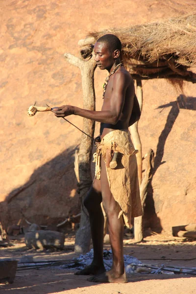 Damara man, Namibië — Stockfoto