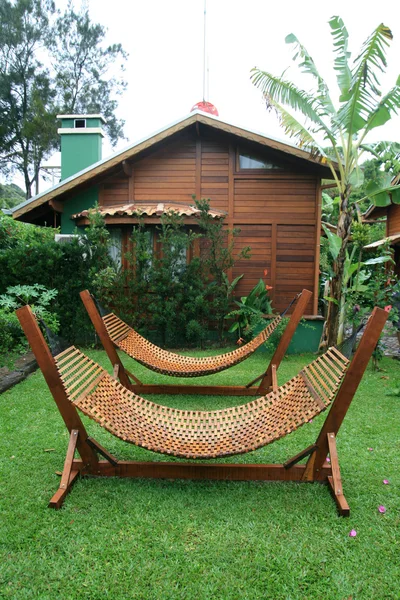 Luxury wicker garden — Stock Image Luxury wicker garden Stock Photo