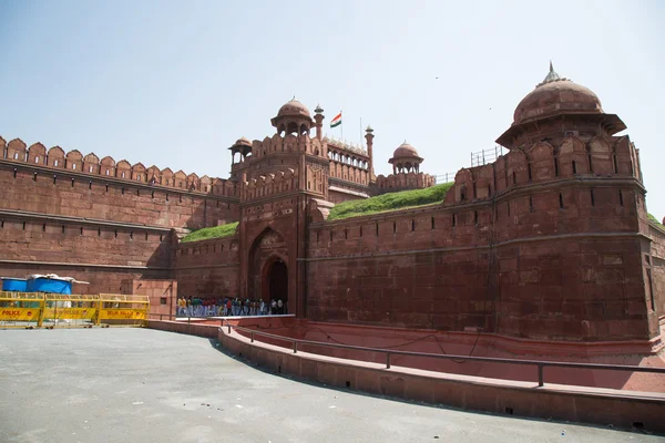 Red Fort, Património Mundial da UNESCO, Delhi, Índia — Fotografia de Stock