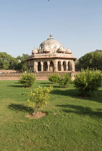 Enveloppe du tombeau d'Isa Khan, Delhi, Inde — Photo