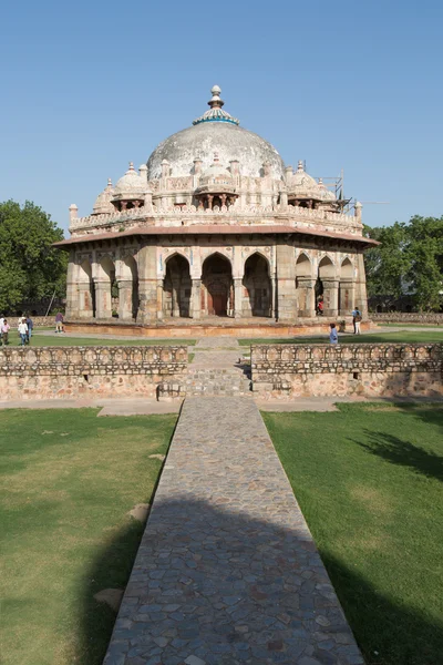 Enveloppe du tombeau d'Isa Khan, Delhi, Inde — Photo