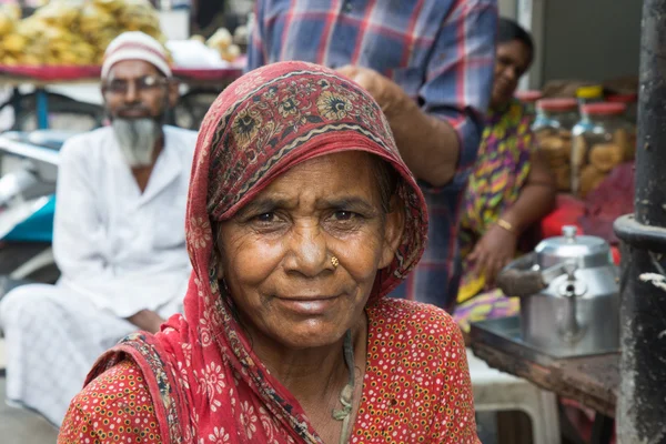 Senior indian woman — Stock Photo, Image