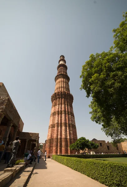 Qutub minar, delhi, índia — Fotografia de Stock