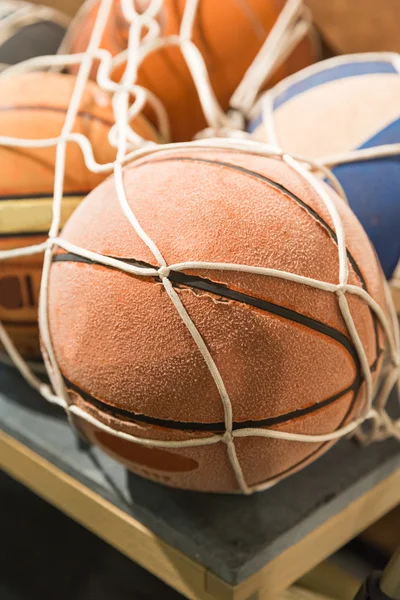 Vintage basket balls — Stock Photo, Image