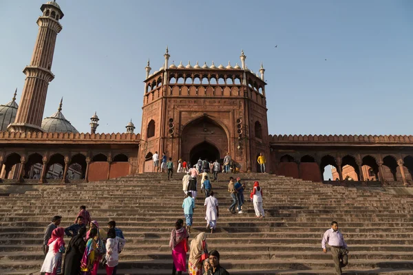 Jama Masjid, Delhi, Índia — Fotografia de Stock