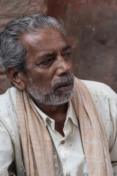 Indian elderly man — Stock Photo, Image