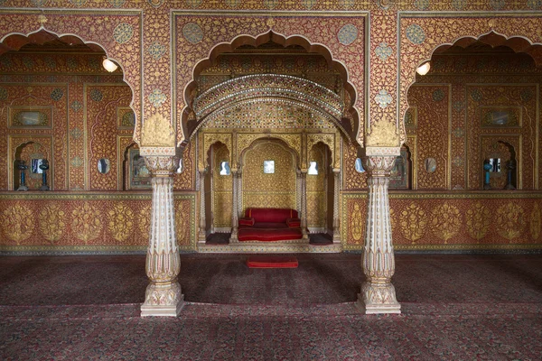 Junagarh Fort iç, Bikaner, Hindistan — Stok fotoğraf