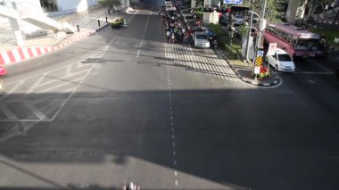 Bangkok, Tayland trafikte görünümünü