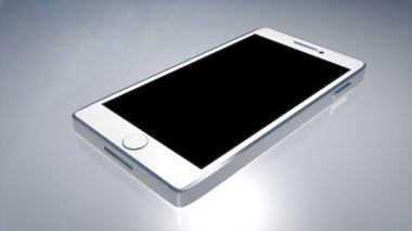 gerçekçi modern telefon
