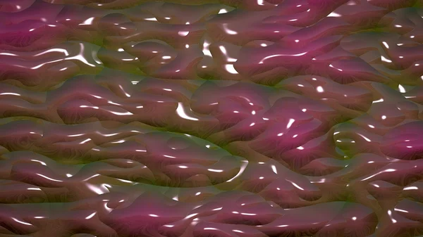 Roze-groen Jello Goo textuur en achtergrond — Stockfoto