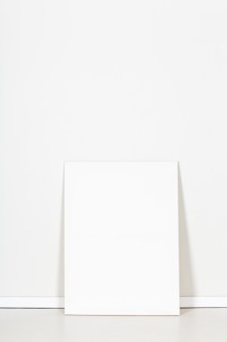 Beyaz oda boş tuval