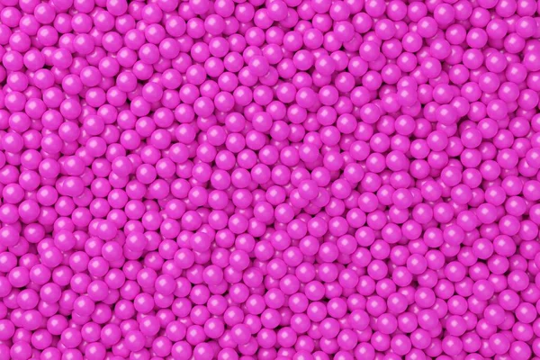 Basen Piłka Lub Pit Wypełnione Różowe Plastikowe Kulki Abstrakcyjna Tekstura — Zdjęcie stockowe