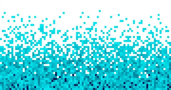 Hellblau Verblassende Pixel Quadrat Moderne Abstrakte Hintergrundmuster Vertikal Isoliert Auf — Stockfoto