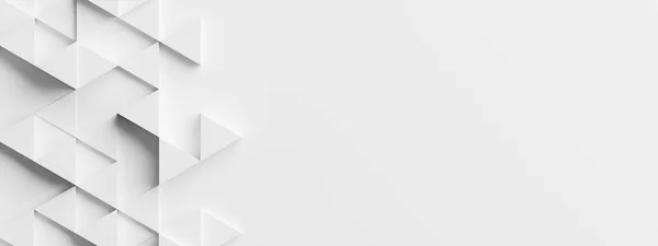 Случайно Сдвинутый Белый Треугольник Фон Рисунок Баннера Копировальным Пространством Иллюстрация — стоковое фото