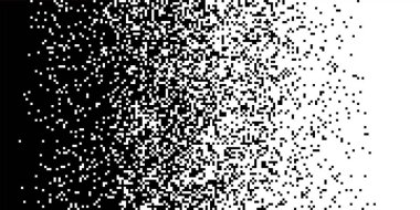 Beyaz arkaplanda siyah piksel kare modern soyut arkaplan deseni izole