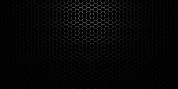 Черный Hexagon Honeycomb Сетки Гриль Фон Светом Сверху Иллюстрации — стоковое фото