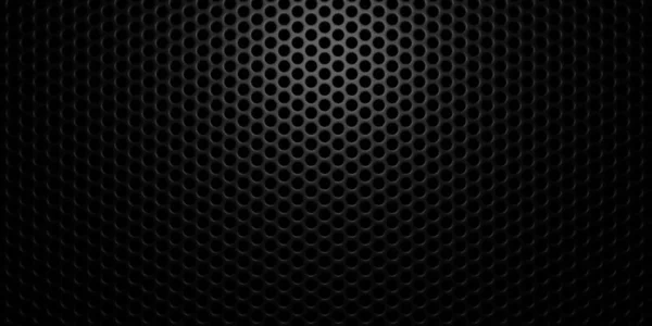 Black Hexagon Honeycomb Grid Grill Background Light Illustration — Stock Photo, Image