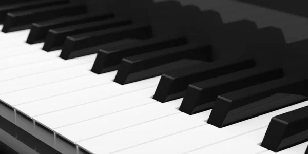 Клавиши Фортепиано Клавиатуры Иллюстрация — стоковое фото
