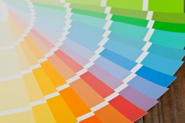 Guia de gráfico de cores — Fotografia de Stock