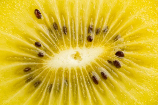 Gyllene kiwifrukt makro — Stockfoto