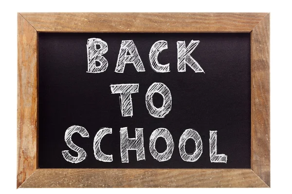 Back to school chalk writing — Stock Photo, Image