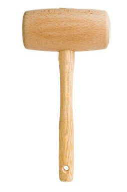 Tahta çekiç izole