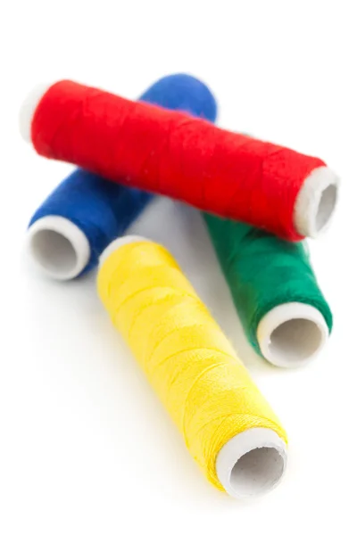 Sewing yarn rolls — Stock Photo, Image