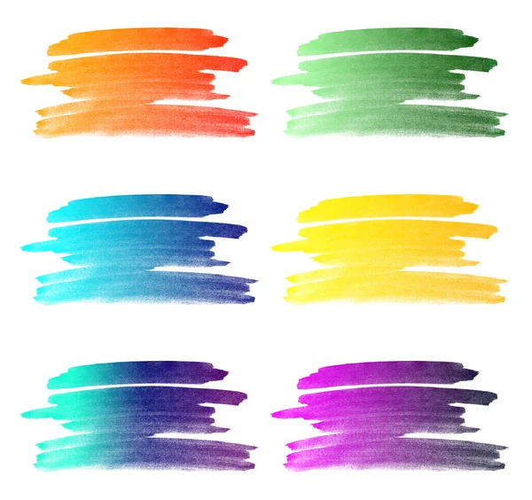 Water color gradient lijnen achtergrond collectie — Stockfoto