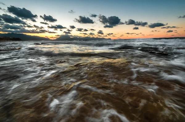 La costa siciliana al atardecer —  Fotos de Stock