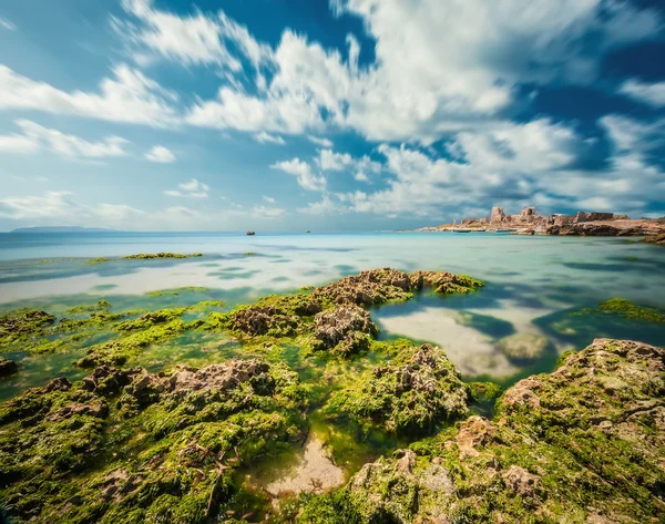 Сицилийское побережье (Италия) ) — стоковое фото