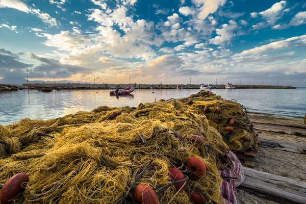 Fishing net in Sicily — Stock Photo, Image