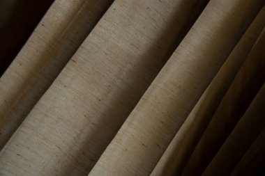 Beyaz perde kumaş dokusu arkaplanı