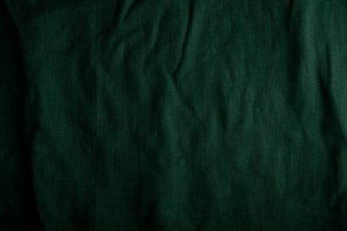 Yeşil kumaş arkaplan ve doku, yeşil kumaş soyut