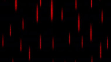 Siyah arkaplanda kırmızı yağmur damlaları