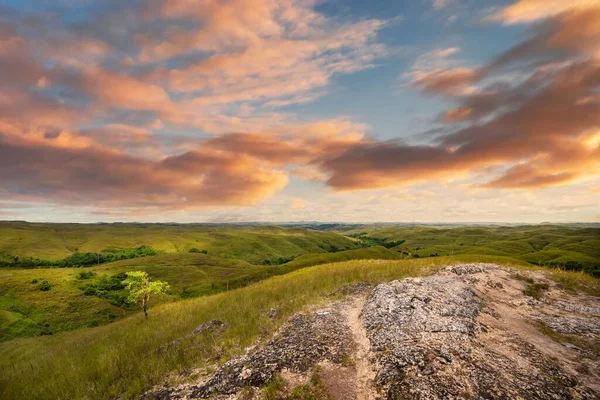 Ponto Vista Wairinding Hills Sumba Island Indonésia — Fotografia de Stock