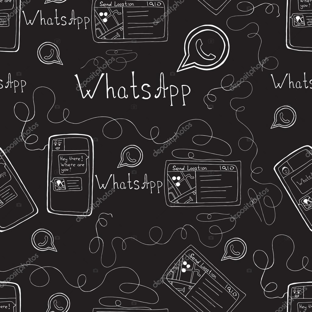 Whatsapp background Vector Art Stock Images | Depositphotos